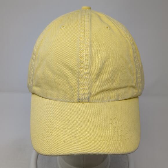 Gap Slideback Baseball Cap Yellow L Adjustable Lightweight Vented Holes 6 Panel - Picture 2 of 9
